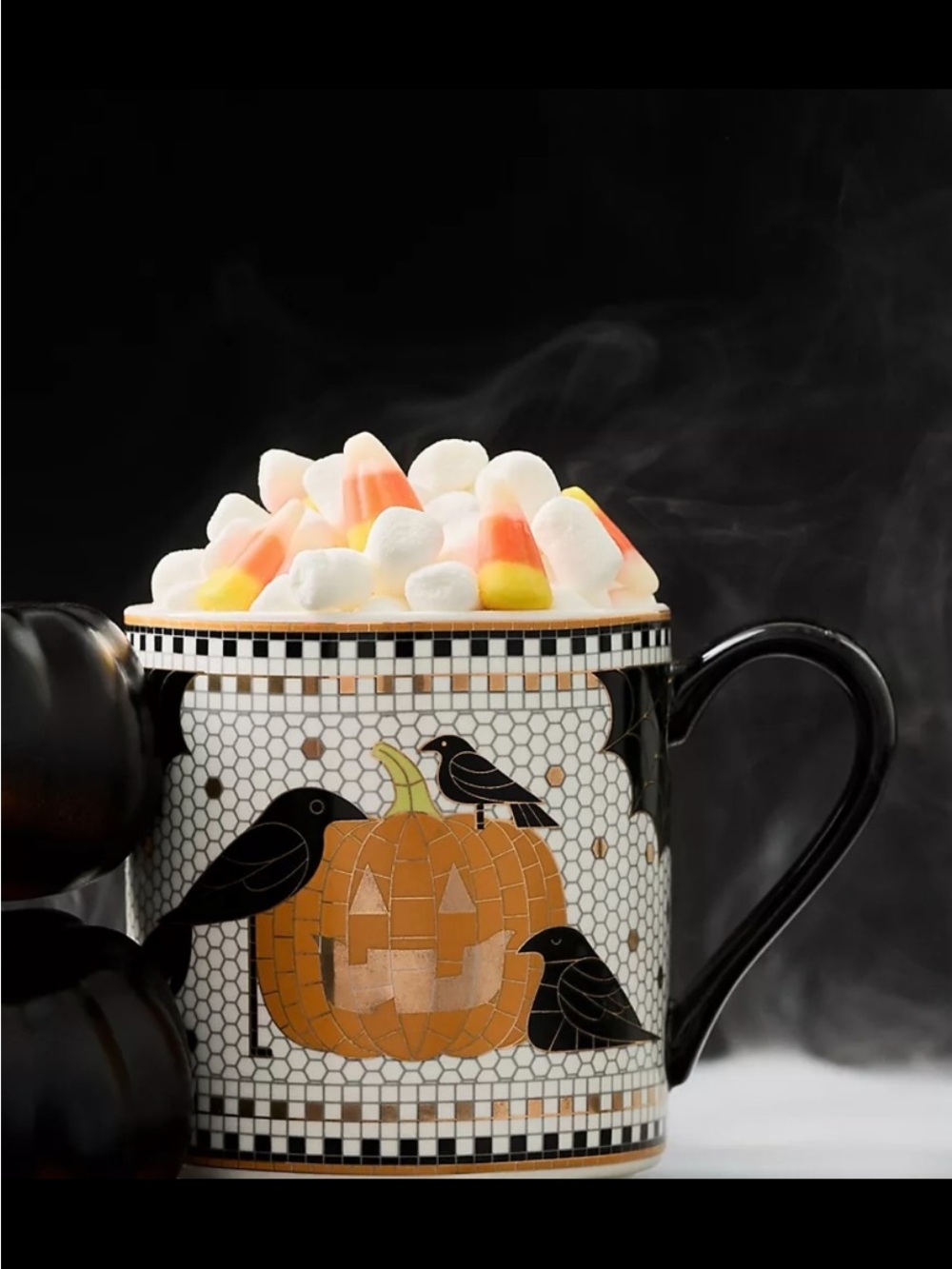 Jack-o’-lantern 24K Accent Mug.